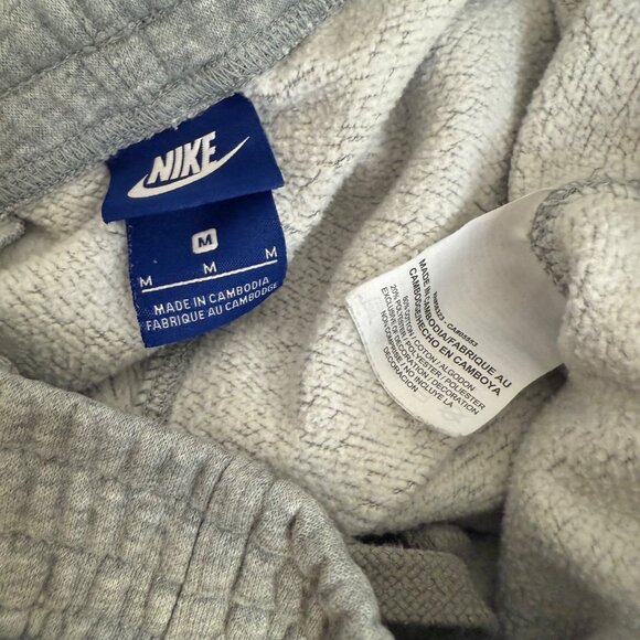 Nike Mens Grey Fleece Jogger Sweatpants M Blue Label - Picture 6 of 6